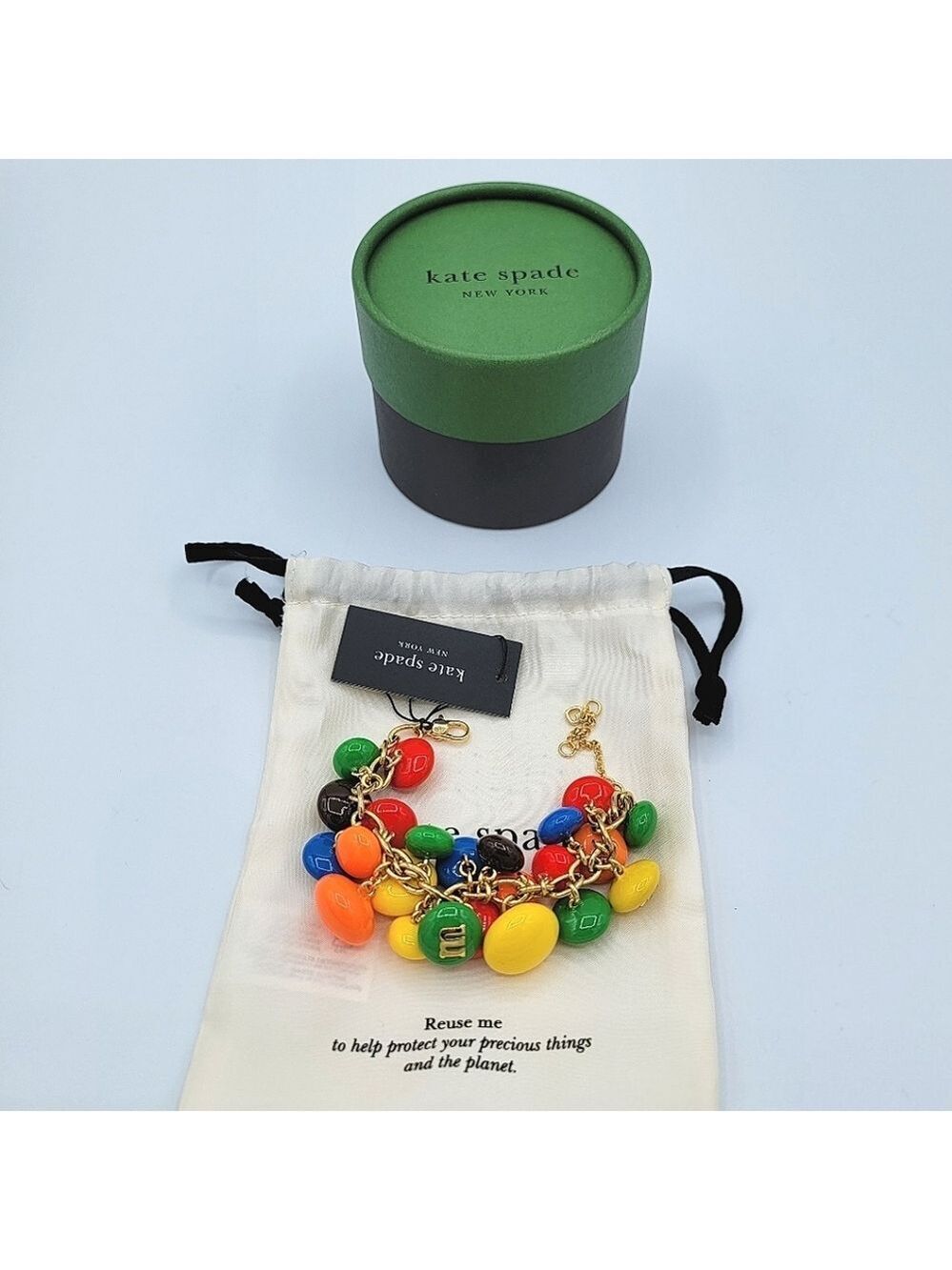 Kate Spade M&M's Cha Cha Bracelet NEW #3035